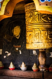 Prayer Wheel in Temple 1